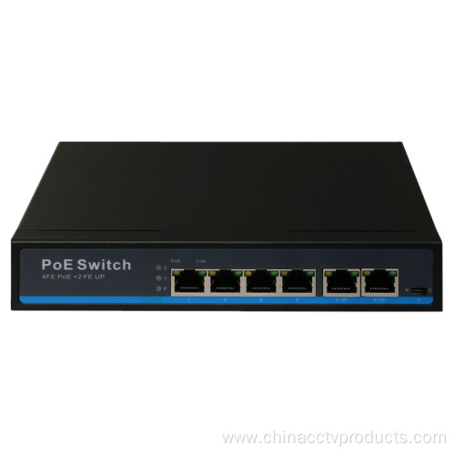 power on ethernet unmanaged silent POE Switch